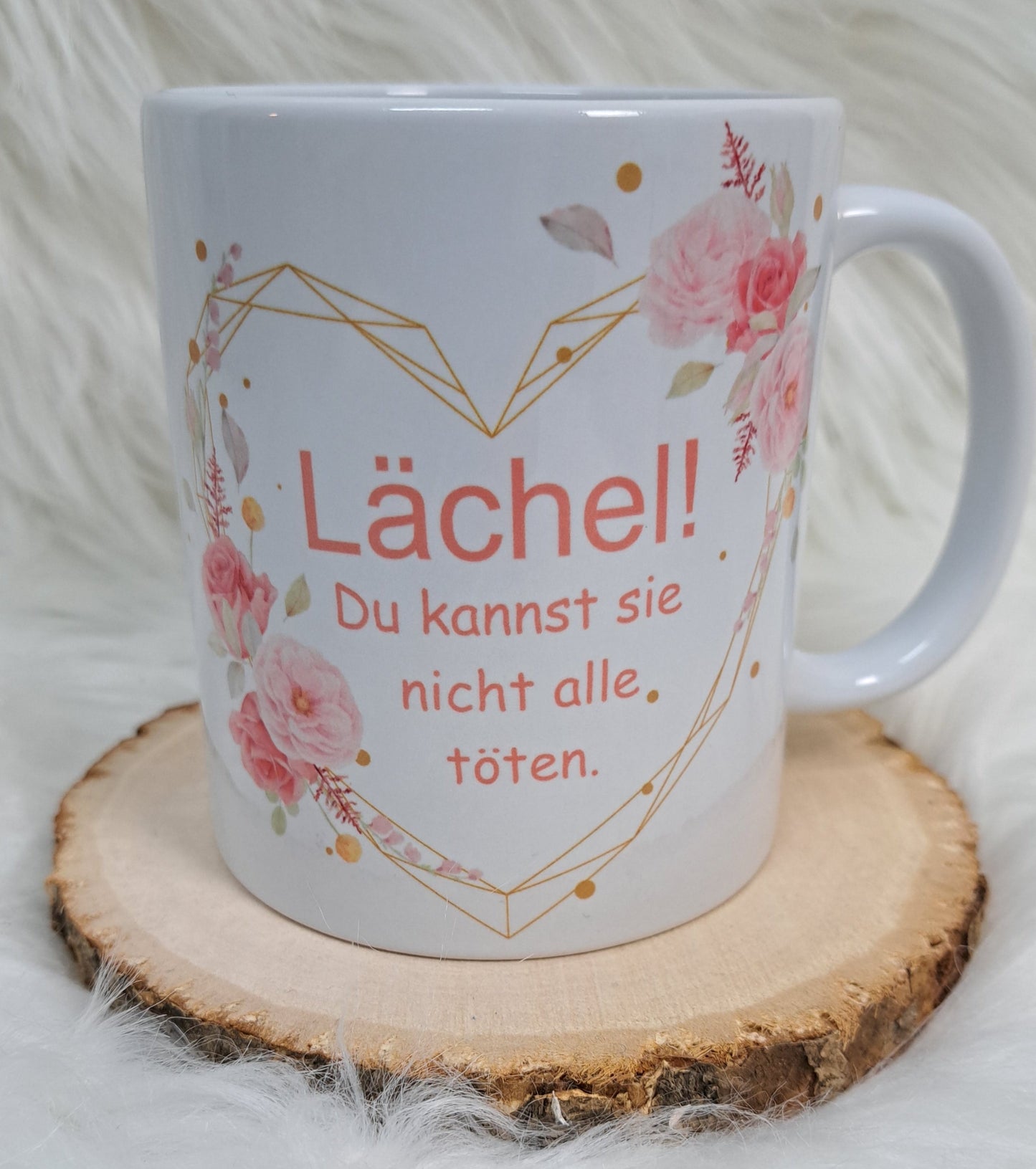 Tasse lächel...