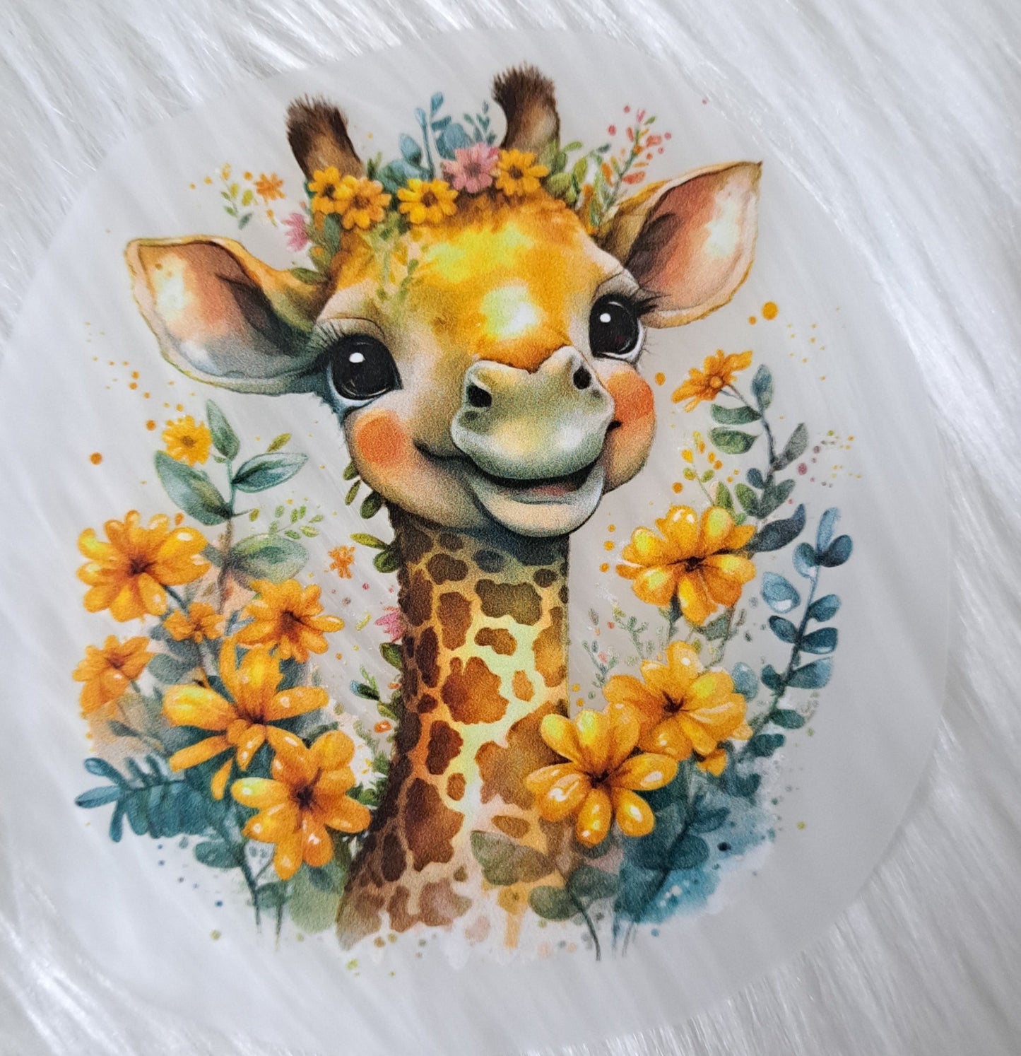 Bügelbild Giraffe