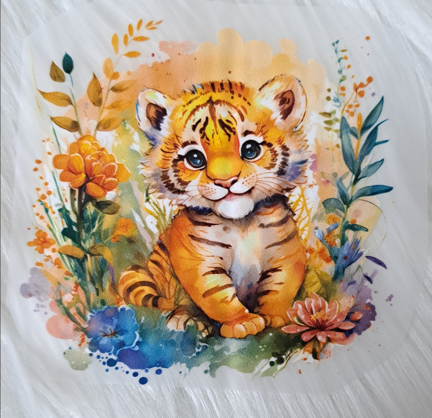 Bügelbild Tiger