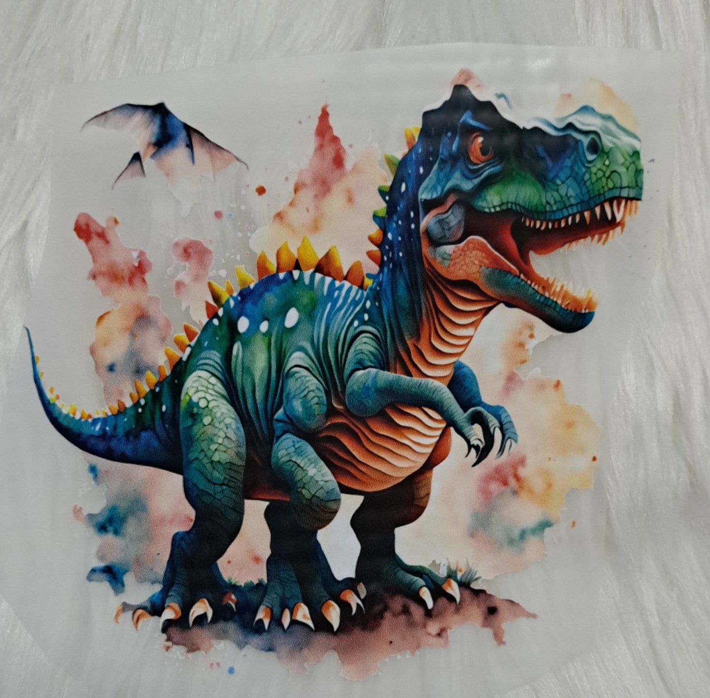 Bügelbild Dinosaurier