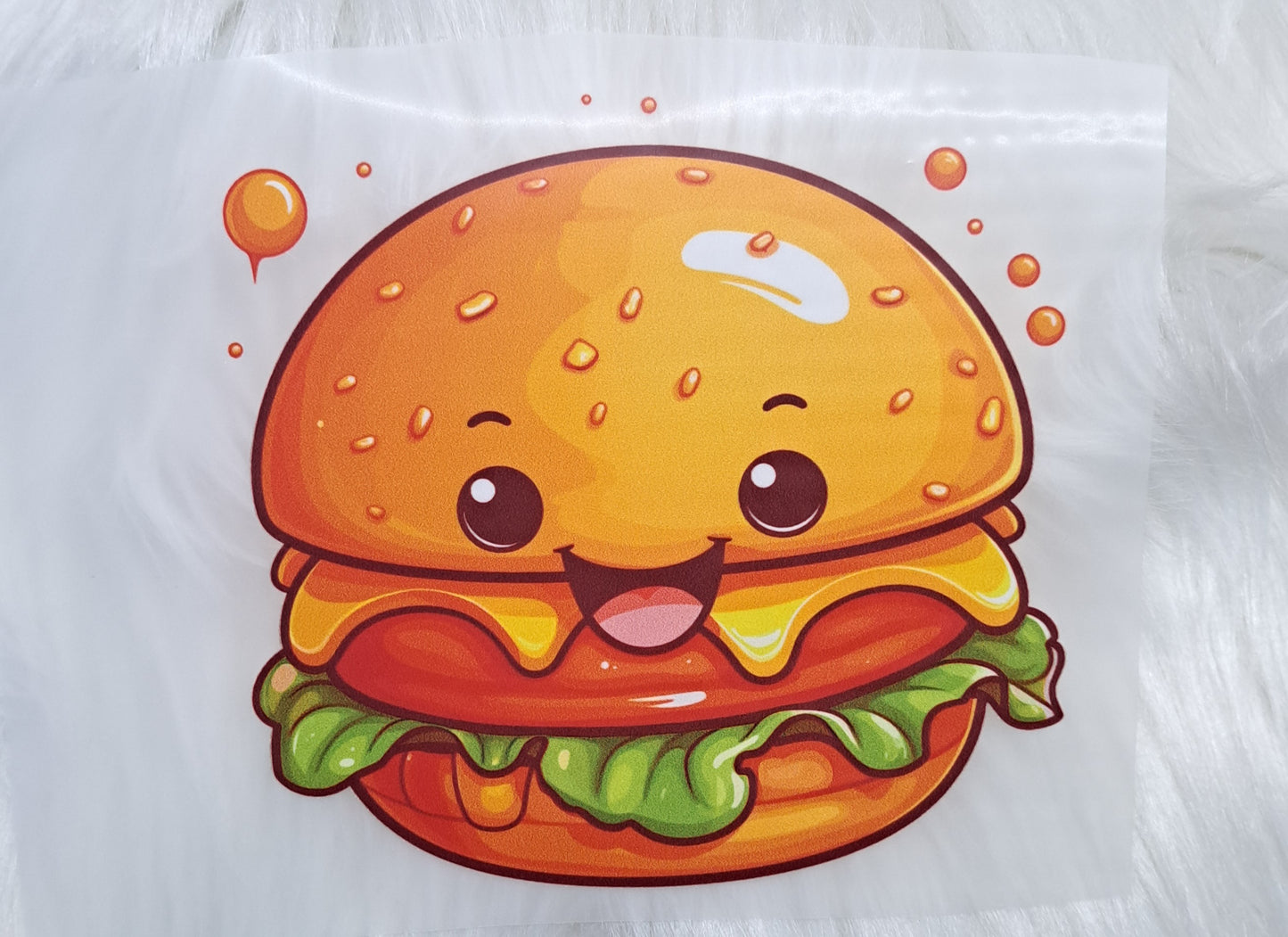 Bügelbild Burger