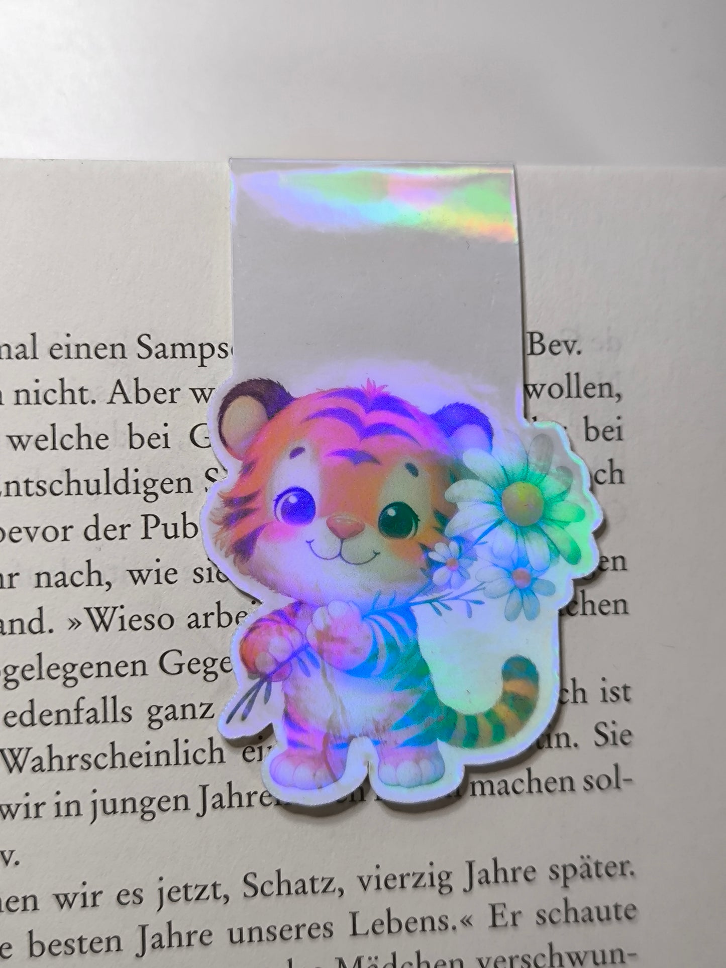 Lesezeichen Tiger (Holografischer-Effekt) (Kopie)