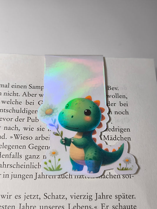 Lesezeichen Dino(Holografischer-Effekt)