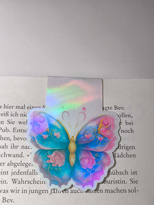 Lesezeichen Schmetterling (Holografischer-Effekt)