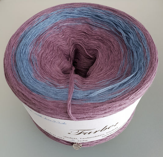 Violett, taubenblau, violett